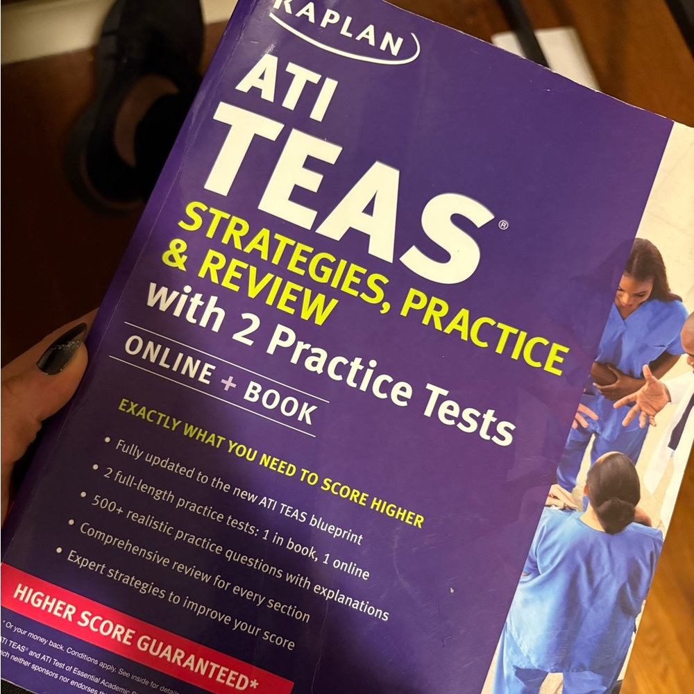 BOOK- ATI TEAS Strategies, Practice & Review Book used